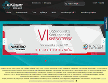 Tablet Screenshot of kinesio.com.pl